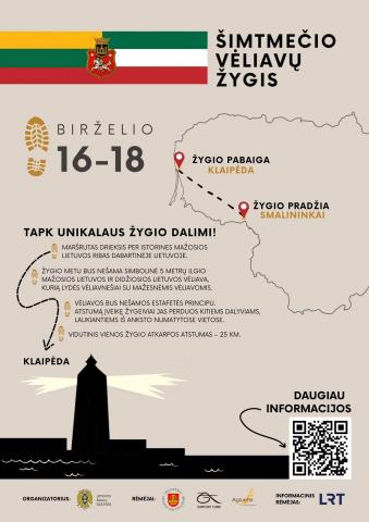 „Šimtmečio vėliavų žygis“: keliaukime Mažosios Lietuvos žeme iki mūsų Klaipėdos „Šimtmečio vėliavų žygis“: keliaukime Mažosios Lietuvos žeme iki mūsų Klaipėdos