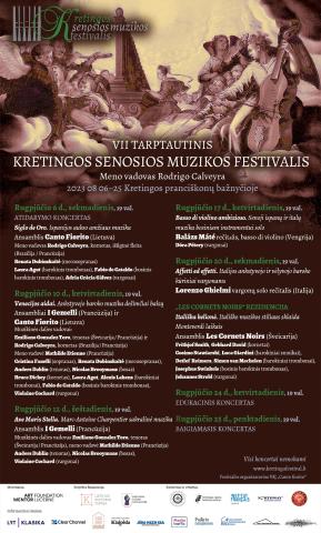 VII tarptautinis Kretingos senosios muzikos festivalis