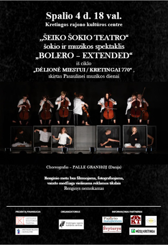 Kviečiame į šokio spektaklį, skirtą pasaulinei muzikos dienai Kviečiame į šokio spektaklį, skirtą pasaulinei muzikos dienai