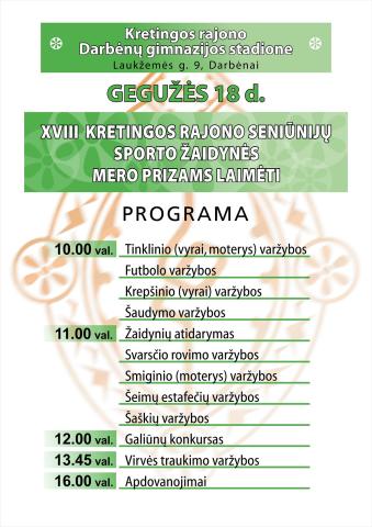 Jau visai netrukus didžioji sporto diena Darbėnuose!
