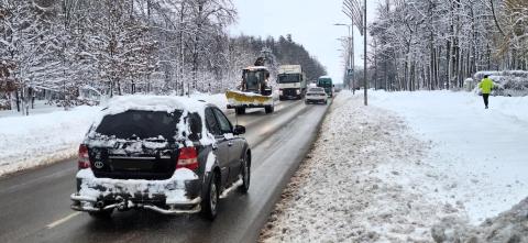 Informacija apie eismo sąlygas Kretingos rajone