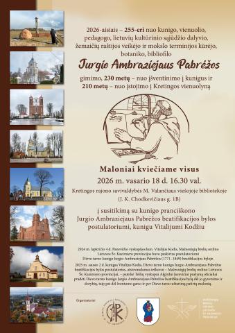 Susitikimas su J. A. Pabrėžos beatifikacijos bylos postulatoriumi, kunigu Vitalijumi Kodžiu Susitikimas su J. A. Pabrėžos beatifikacijos bylos postulatoriumi, kunigu Vitalijumi Kodžiu