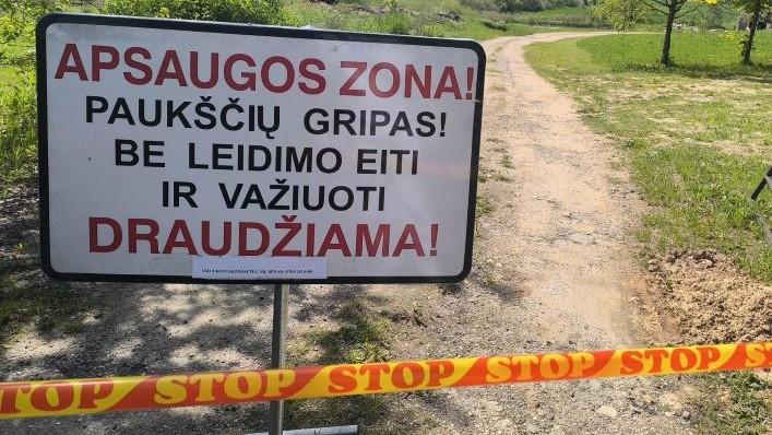 Dėl paukščio gripo Kretingos rajono Kartenos seniūnijoje paskelbta ekstremali situacija