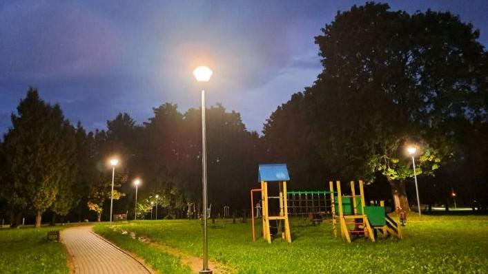 Apšviestas Rūdaičių centras – Gyventojų iniciatyvų projekto rezultatas