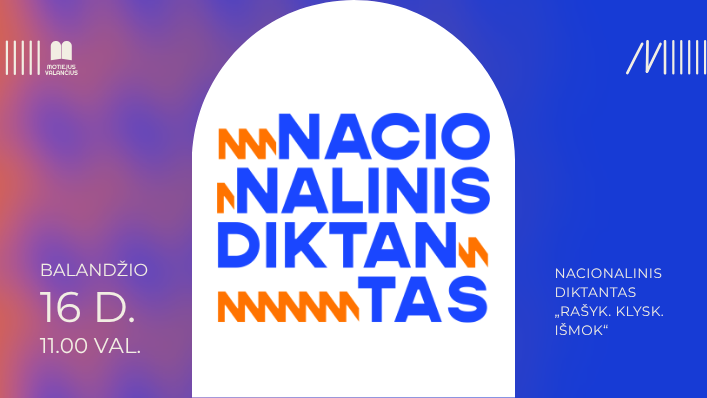 Išbandykite save Nacionaliniame diktante!