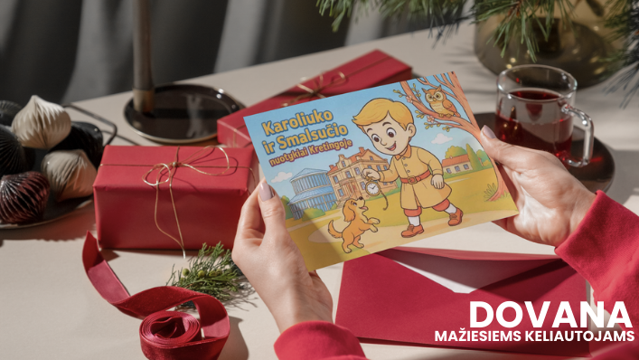  Mažiesiems keliautojams – spalvinimo knygelė apie Kretingą