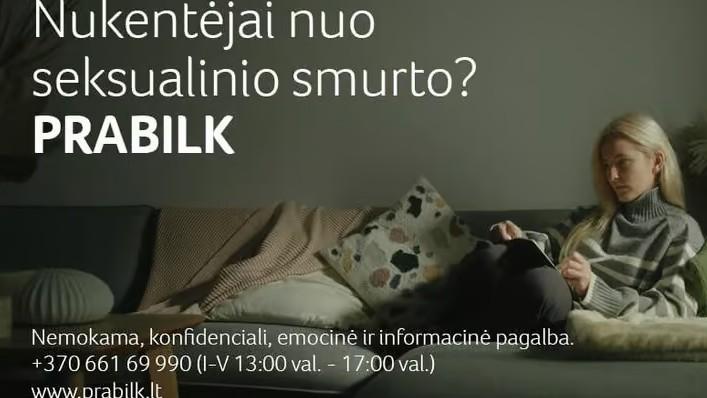 Balandis – seksualinio smurto prevencijos mėnuo: prabilk, gauk pagalbą!