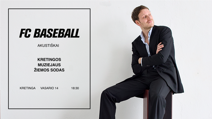 Atlikėjo FC Baseball koncertas Kretingos muziejaus Žiemos sode