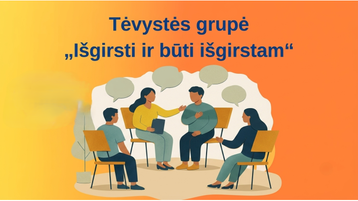 Kviečia registruotis į tėvystės grupę „Išgirsti ir būti išgirstam“