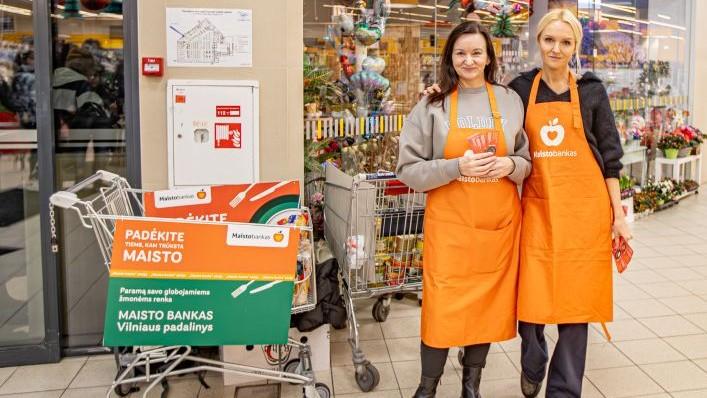Jubiliejinė „Maisto banko“ akcija: siekiama surinkti rekordinį kiekį – 350 000 vienetų maisto