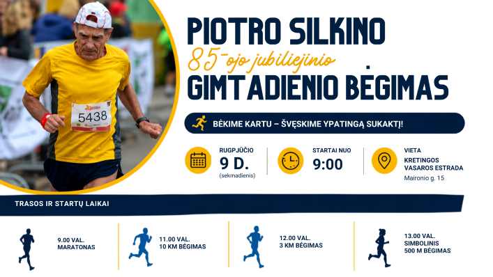Piotro Silkino 85-ojo jubiliejinio gimtadienio bėgimas