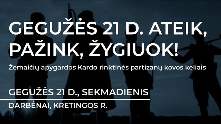 Pėsčiųjų žygis „Žemaičių apygardos Kardo rinktinės partizanų kovos keliais“