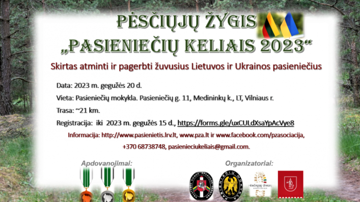 Kviečia į pėsčiųjų žygį "Pasieniečių keliais"