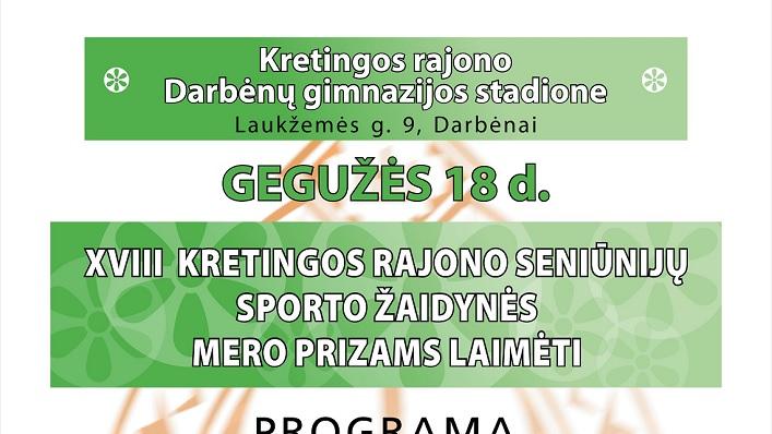 Jau visai netrukus didžioji sporto diena Darbėnuose!