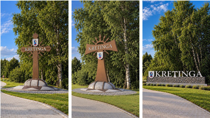 Kretingos rajono gyventojų apklausa: kurią Kretingos miesto riboženklio koncepciją pasirinktumėte?